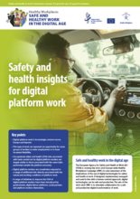 Safety and health insights for digital platform work 