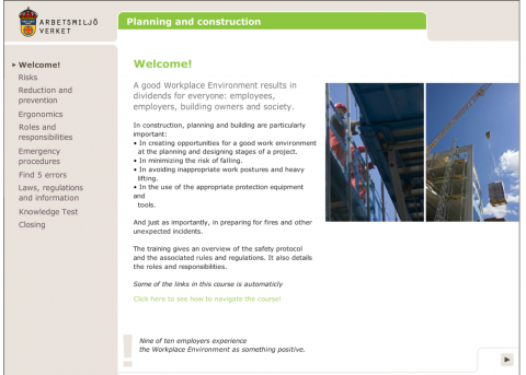 Planning and construction: online course
