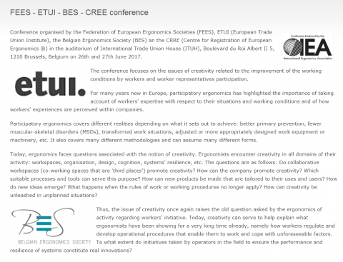 FEES - ETUI - BES - CREE conference
