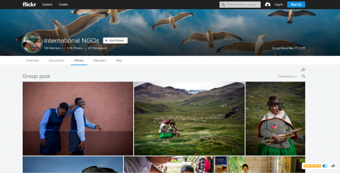 International NGOs Flickr Profile