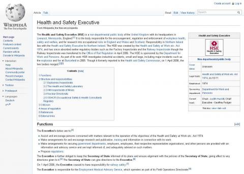 HSE Wikipedia page