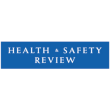 Logo of the magazine Health and Safety Review