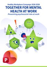 Cover of Healthy Workplaces Campaign PowerPoint Presentation - Together for Mental Health at Work