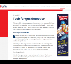 Tech for Gas Detection article