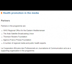 Health promotion in the media: Partners
