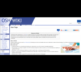 OSHwiki enables the sharing of occupational safety and health (OSH) knowledge, information and best practices