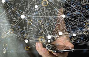 Conference Digital Network and data concept