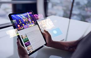 live video content online streaming marketing concept